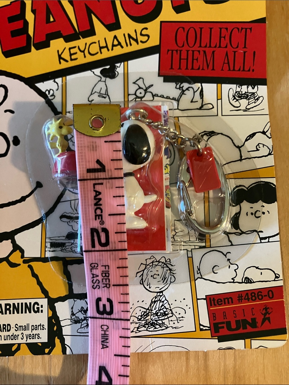 Peanuts Snoopy and Woodstock Keychain by Basic Fun - Picture 8 of 8